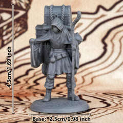 Dark Merchant 25mm Resin NPC Miniature for RPGs - Perfect for D&D Collectors and Hobbyists - The Adventurer's Chest