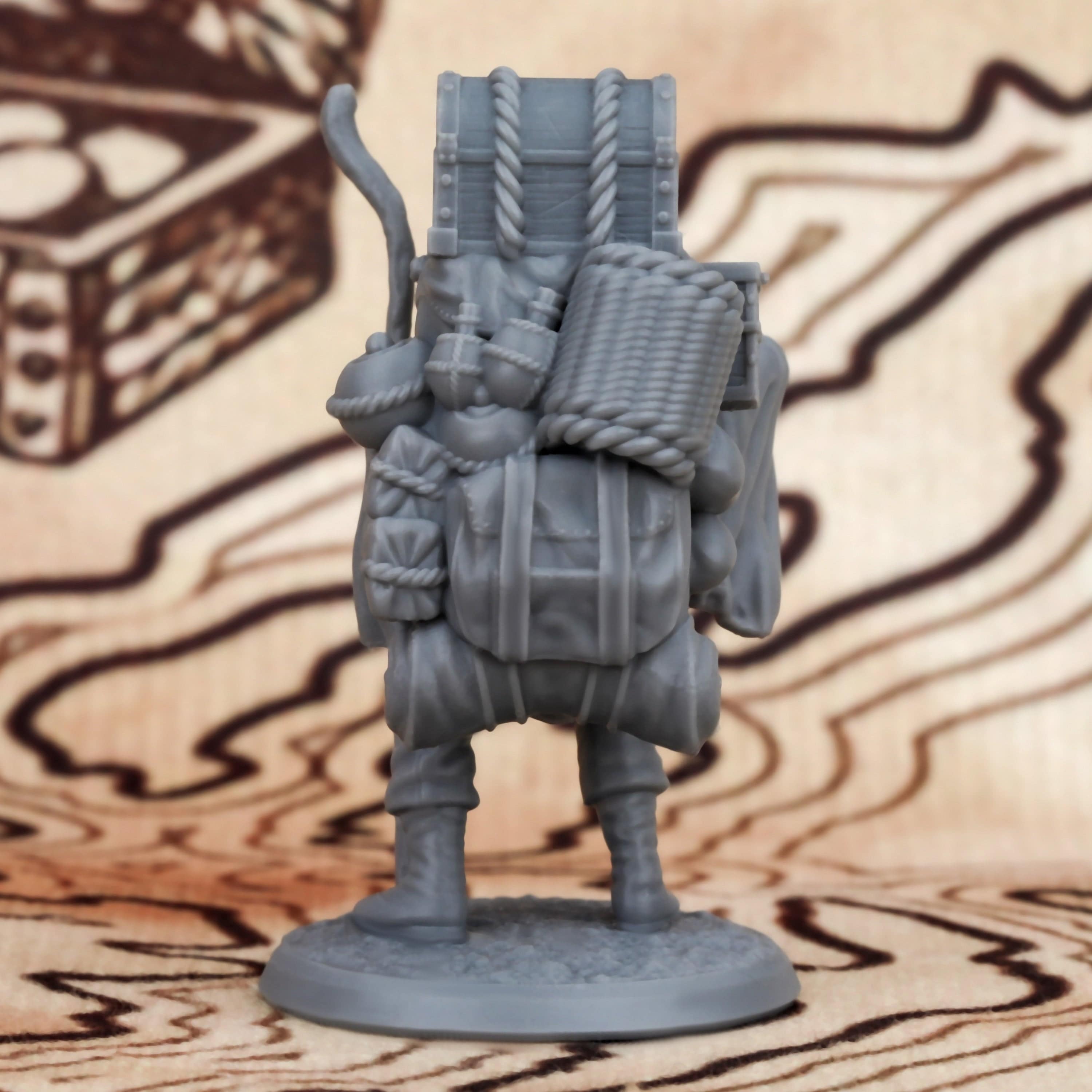 Dark Merchant 25mm Resin NPC Miniature for RPGs - Perfect for D&D Collectors and Hobbyists - The Adventurer's Chest