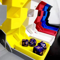 Fantasy Resin Dice Tower with Tray for Dungeons & Dragons - Perfect for 1.8cm Dice