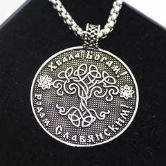 Enchanted Nordic Tree of Life Amulet Pendant Necklace for Adventurers - Classic Unisex D&D Style Jewelry - The Adventurer's Chest