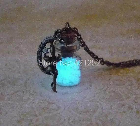 12pcs Fantasy Glow-in-the-Dark Fairy Charm Necklaces – Enchanting Jewelry Set - The Adventurer's Chest