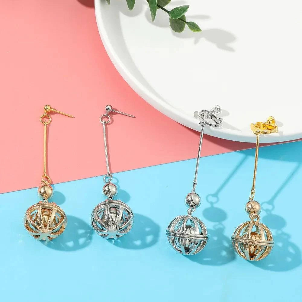 Anime Tokyo Revengers Kazutora Hanemiya Hollow Ball Drop Earrings - Cosplay Jewelry Accessories for Fans