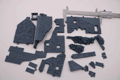 1/72 Scale Gray Resin Die-cast Model Scene Layout Props - Building Platform with Free Shipping