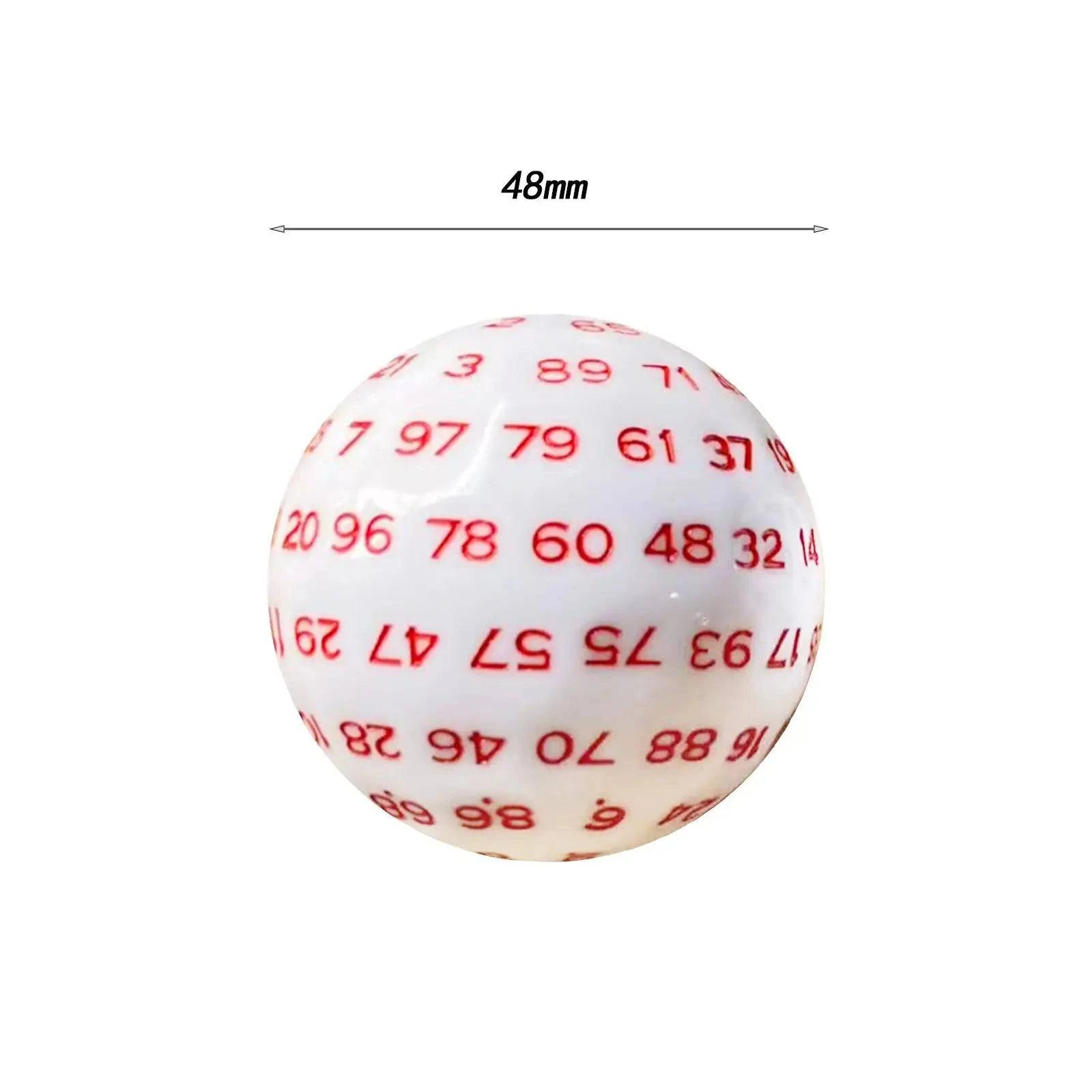 100 Sided Dice Game Accessory Lightweight Entertainment Toys 1.89 Inches D100 Game Dice for DND MTG Math Teaching Table Game D&D - The Adventurer's Chest