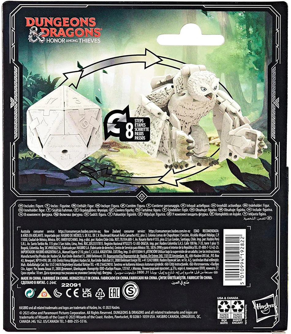 Hasbro Dungeons & Dragons Dicelings Collectible Figures: Beholder, Owlbear, Themberchaud, Displacer Beast, and Mimic Models