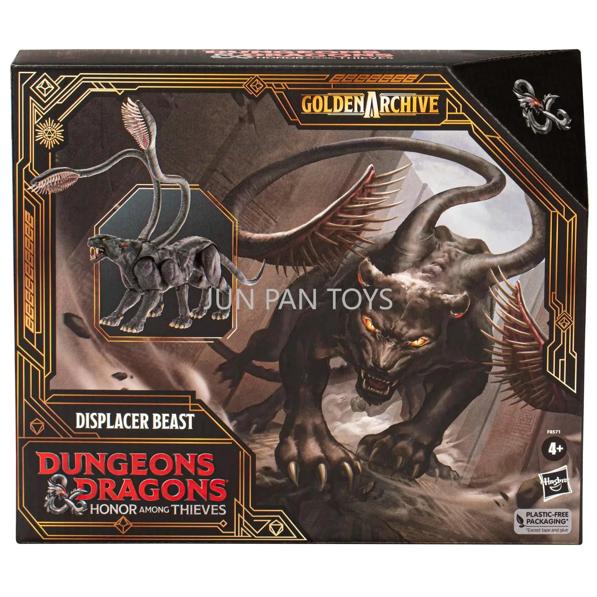 Dungeons & Dragons Golden Archive Collectible Figures: Owlbear, Displacer Beast & Xanathar Action Figures