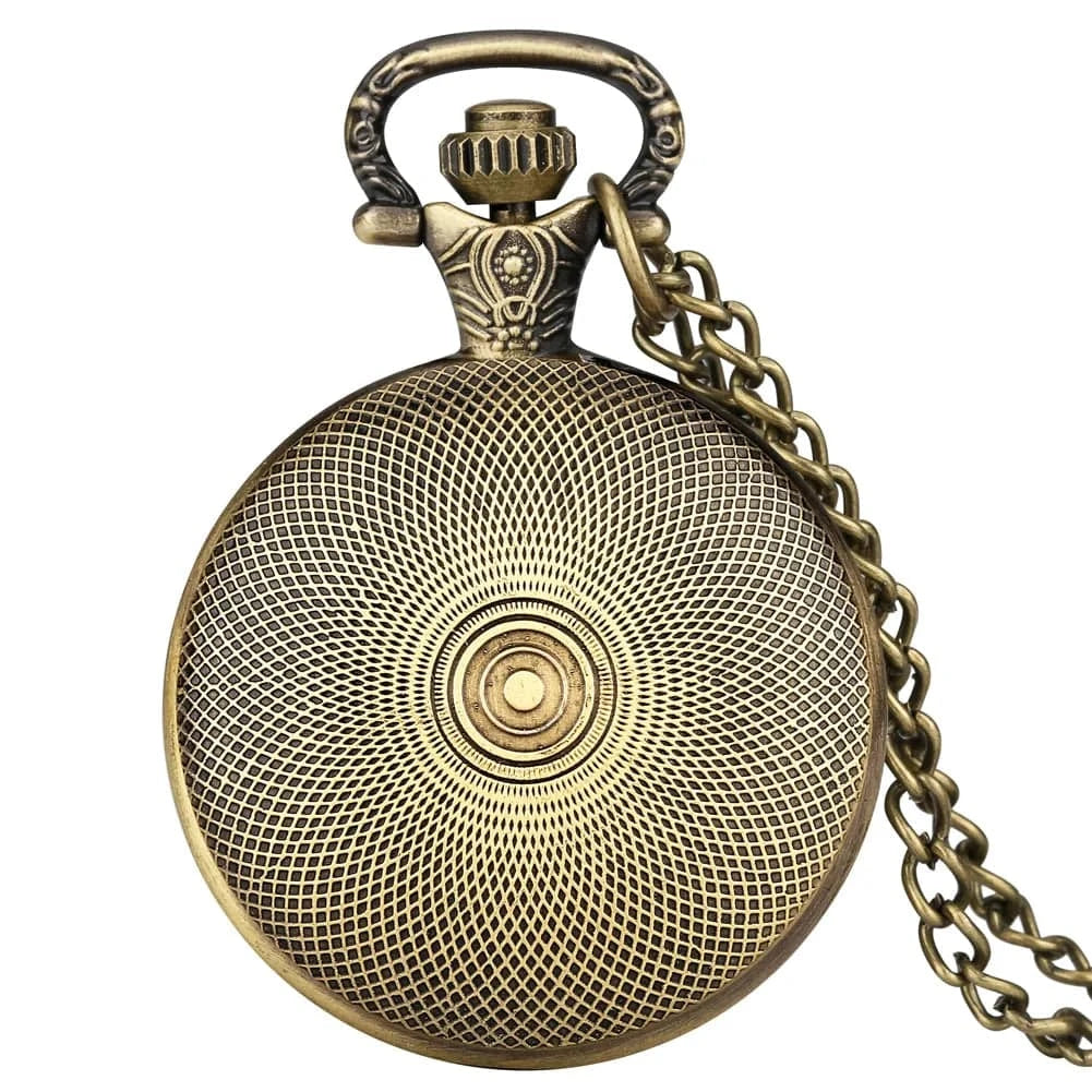 Retro Fantasy Quest Pocket Watch: Enchanted Anime Pendant with Chain for Adventurers - The Adventurer's Chest