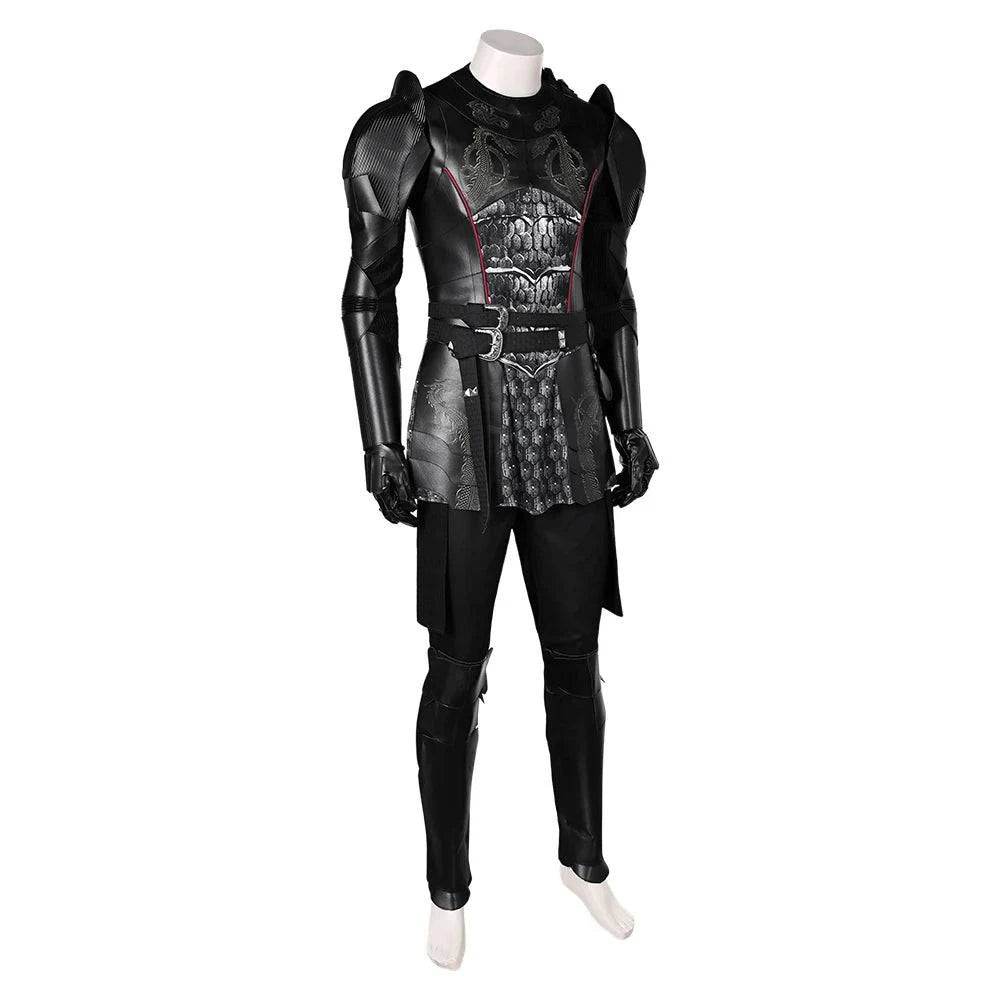 Aegon Targaryen Fantasy Costume for Men - Medieval Robe and Belt Set for Halloween and Cosplay Events