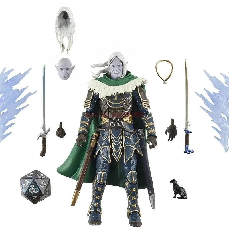 Limited Edition 6-Inch Trister Black Panther Action Figure Set - Dragon and Dungeon Collection