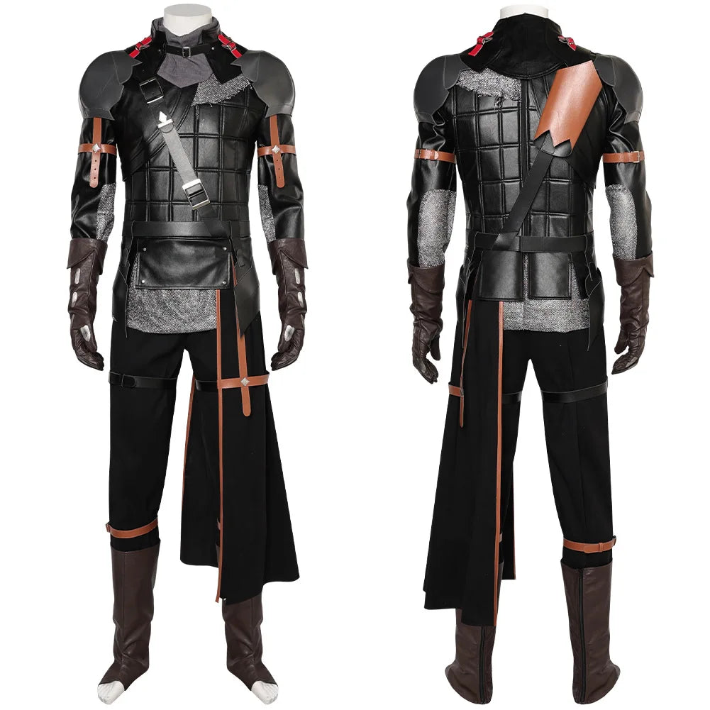 Final Fantasy VII Cosplay Costume - Cloud Strife, Zack, and Clive Rosfield Outfit for Men - Halloween Disguise Suit