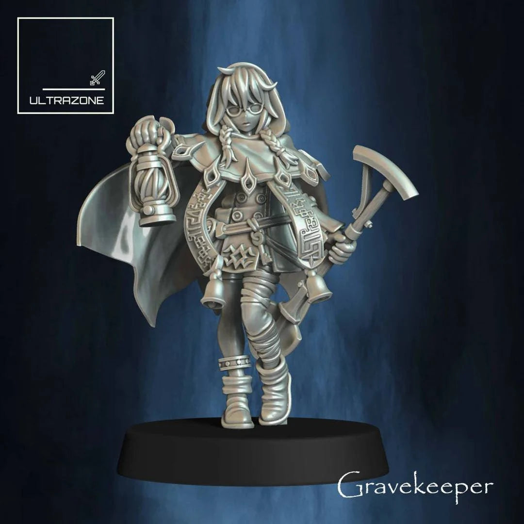 Anime-Inspired Dungeons & Dragons Miniature Chess Pieces for Tabletop Gaming