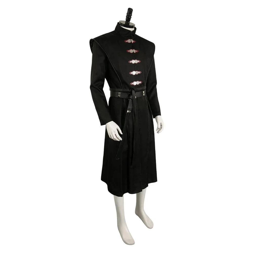 Aegon Targaryen Fantasy Costume for Men - Medieval Robe and Belt Set for Halloween and Cosplay Events