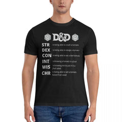 Geeky Dungeons & Dragons T-Shirt for Men and Women – Cotton Short Sleeve Tee for Dungeon Masters – Plus Size Available - The Adventurer's Chest