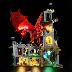 Hprosper LED Decorative Light for Dungeons & Dragons: Red Dragon's Tale (Not Compatible with Lego Building Blocks)