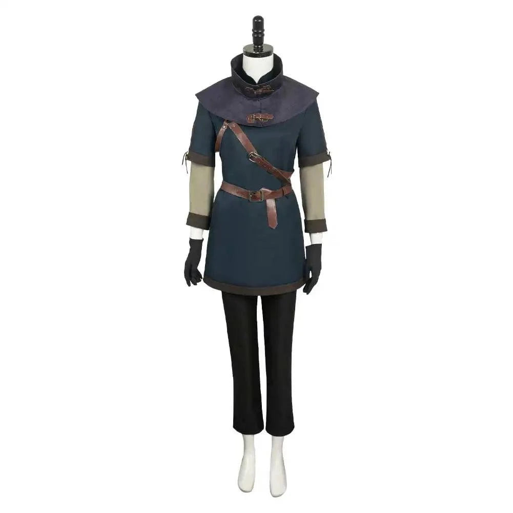 Doireann Cosplay Costume from Dragon Cos Dogma - Mage Archer Fantasy Outfit for Adults with Accessories for Halloween and Parties