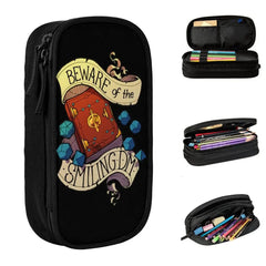 Charming Dungeon Master Pencil Cases - Spacious Gift for Students and Office Use