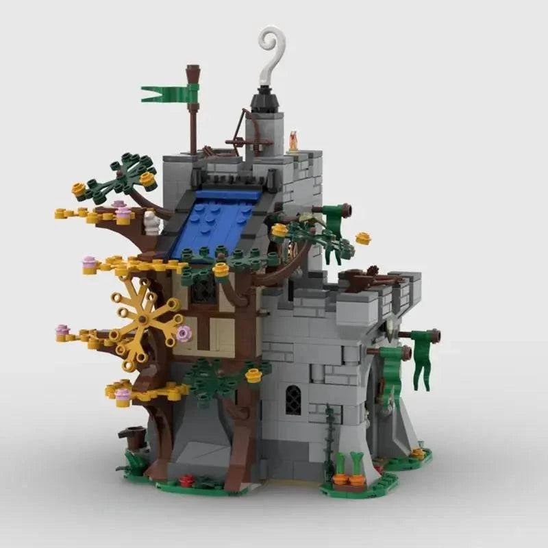 Medieval Forestmen Outpost Building Set - 627pcs Creative MOC Building Blocks for Kids' Birthday Gift