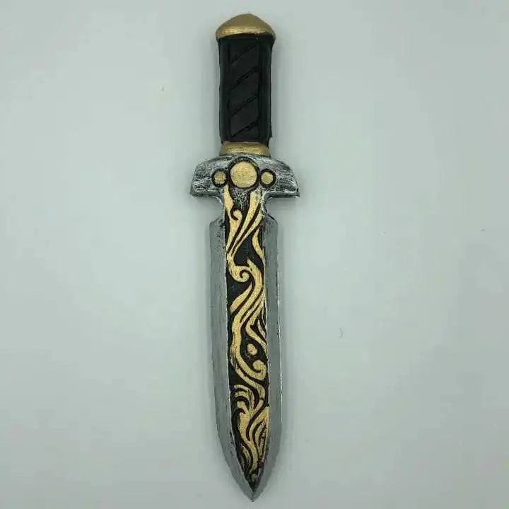 33cm Anime Sword Dagger Knife Model - 1:1 Cosplay Prop for Halloween - PU Material Action Figure for Kids Role Play Gift