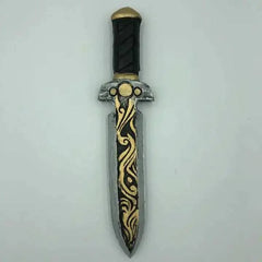 33cm Anime Sword Dagger Knife Model - 1:1 Cosplay Prop for Halloween - PU Material Action Figure for Kids Role Play Gift