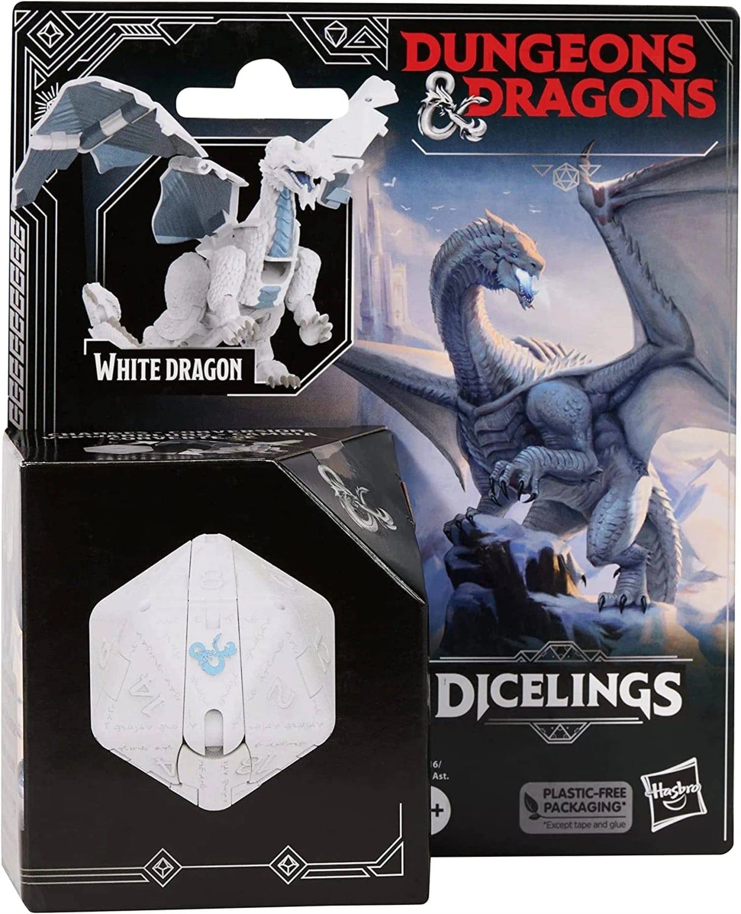 Hasbro Dungeons & Dragons Dicelings Collectible Figures: Beholder, Owlbear, Themberchaud, Displacer Beast, and Mimic Models