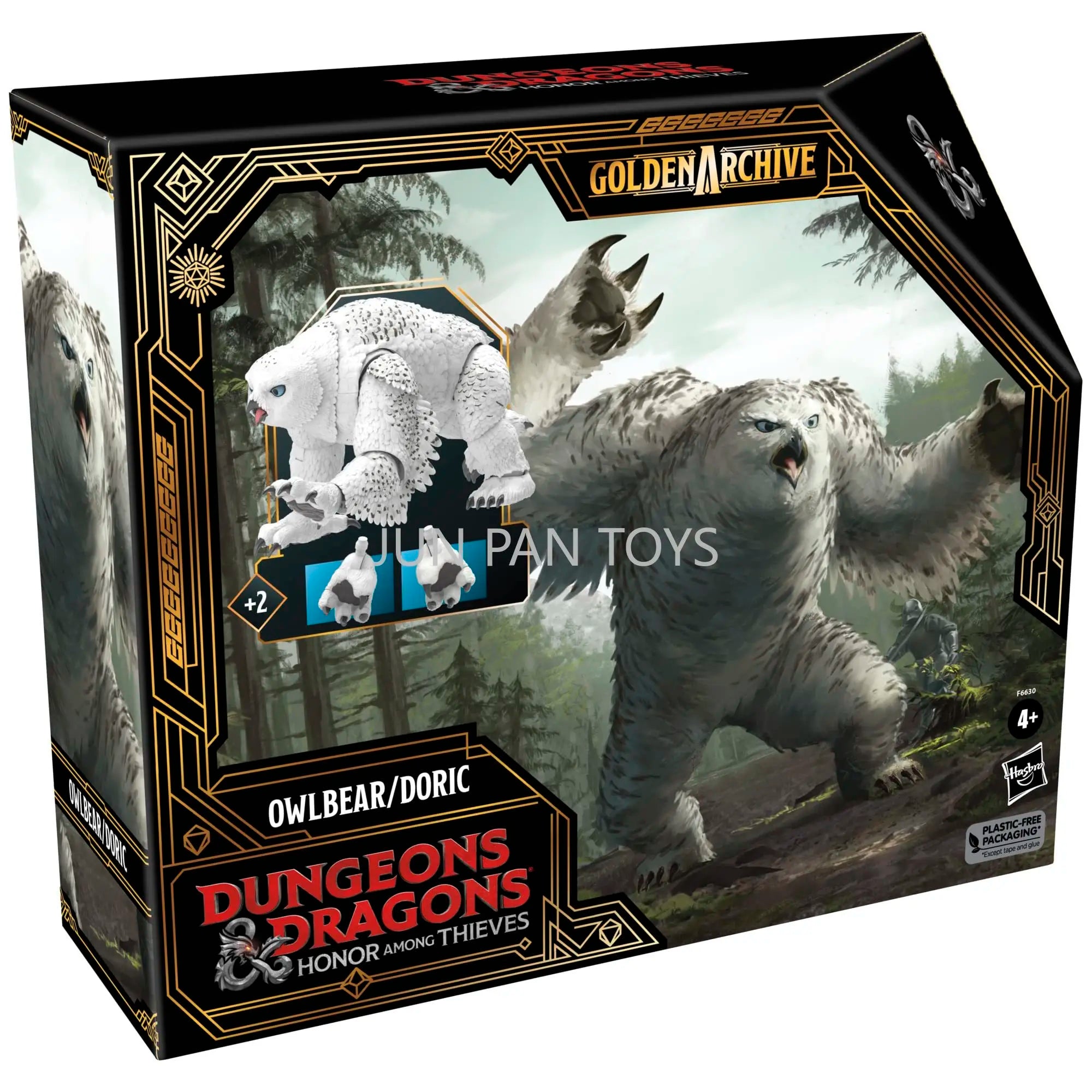 Dungeons & Dragons Golden Archive Collectible Figures: Owlbear, Displacer Beast & Xanathar Action Figures