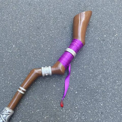 Fern's Enchanted Staff: D&D-Inspired Cosplay Prop for Adventurous Gatherings and Festivals - The Adventurer's Chest