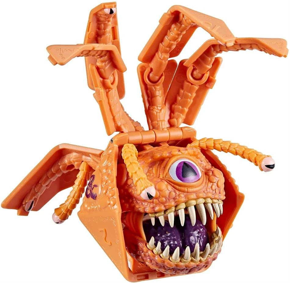 Hasbro Dungeons & Dragons Dicelings Collectible Figures: Beholder, Owlbear, Themberchaud, Displacer Beast, and Mimic Models