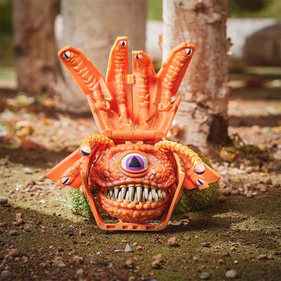 Hasbro Dungeons & Dragons Dicelings Collectible Figures: Beholder, Owlbear, Themberchaud, Displacer Beast, and Mimic Models