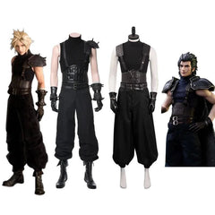 Final Fantasy VII Cosplay Costume - Cloud Strife, Zack, and Clive Rosfield Outfit for Men - Halloween Disguise Suit