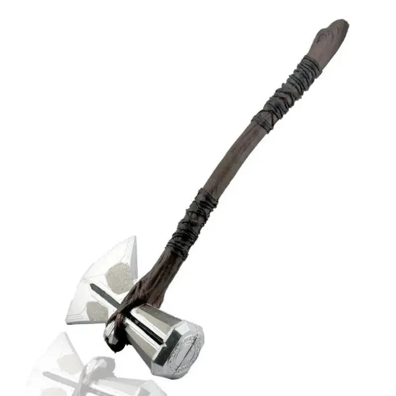 73cm Thor Axe and Thunder Hammer PU Toy for Movie Role Play Cosplay - Decorative Props Model