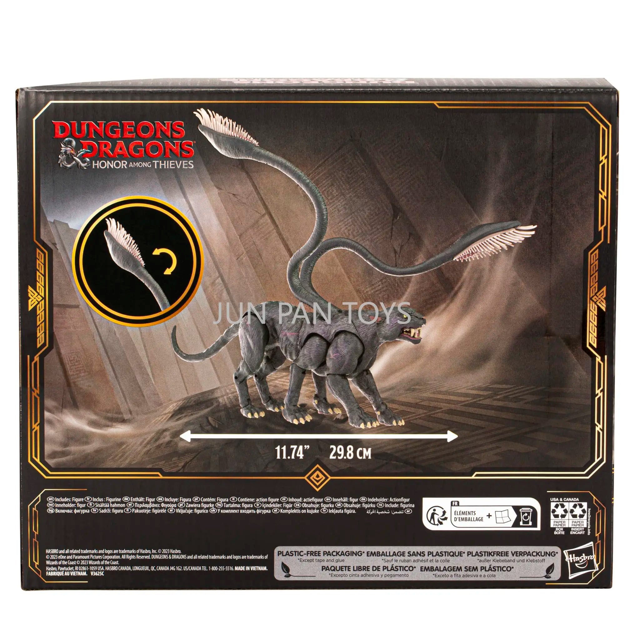 Dungeons & Dragons Golden Archive Collectible Figures: Owlbear, Displacer Beast & Xanathar Action Figures