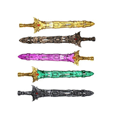 Creative Viking Plastic Swords Costume Accessory for Kids - Fun Gift Toy Set