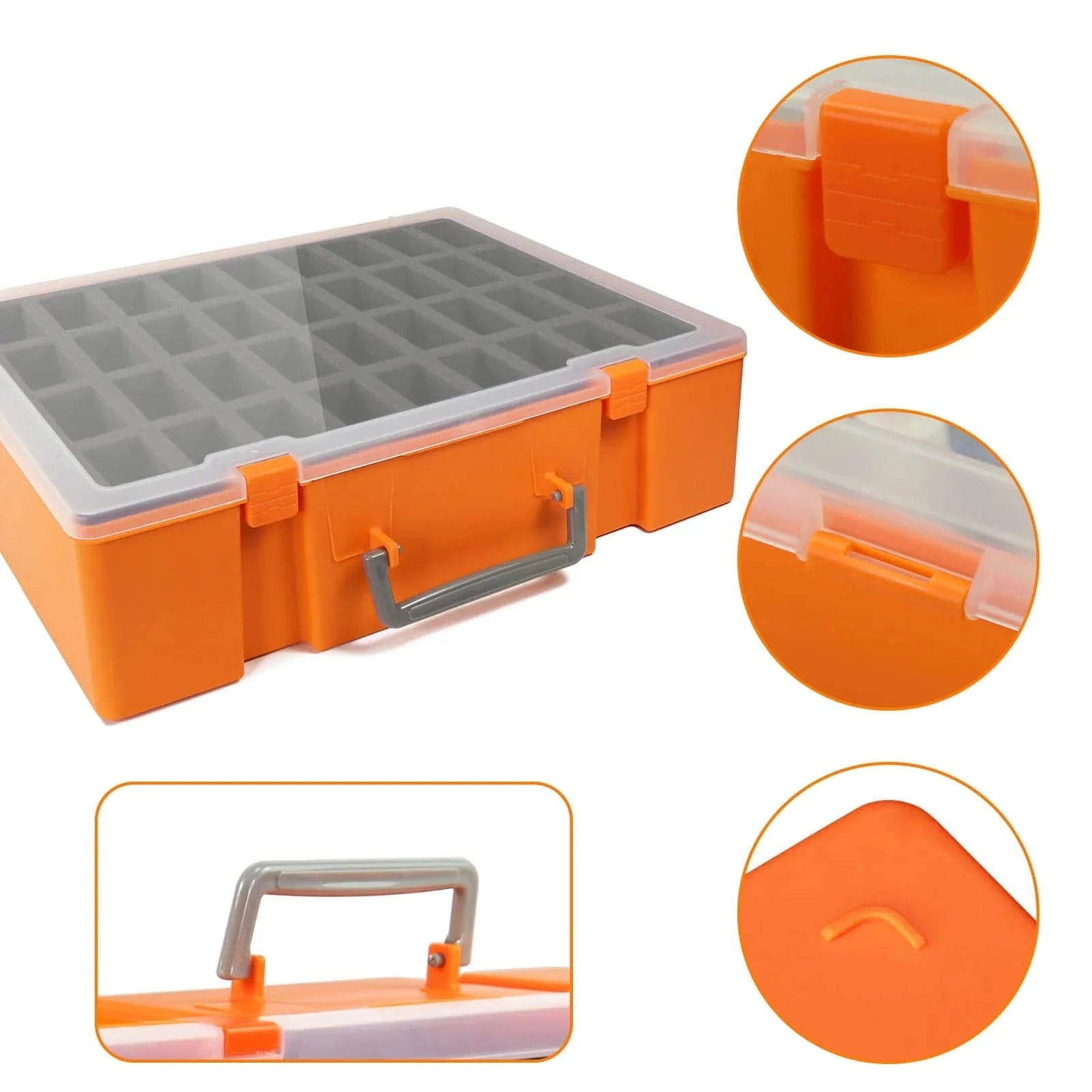 Evemodel SN03R Miniature Figure Dual-Layer Storage Carrying Case