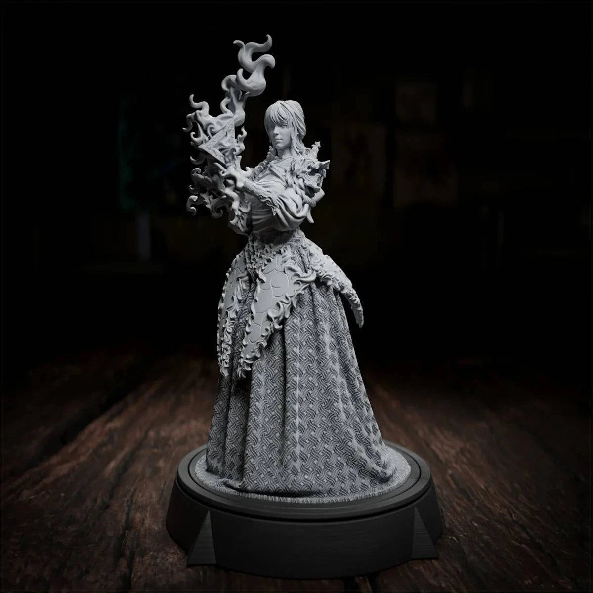 Enchanted Dungeon Adventure: Japanese Demon Dragon Chess Model for DND Enthusiasts