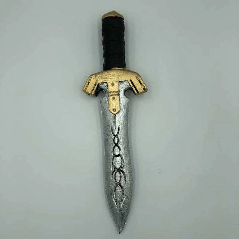 33cm Anime Sword Dagger Knife Model - 1:1 Cosplay Prop for Halloween - PU Material Action Figure for Kids Role Play Gift