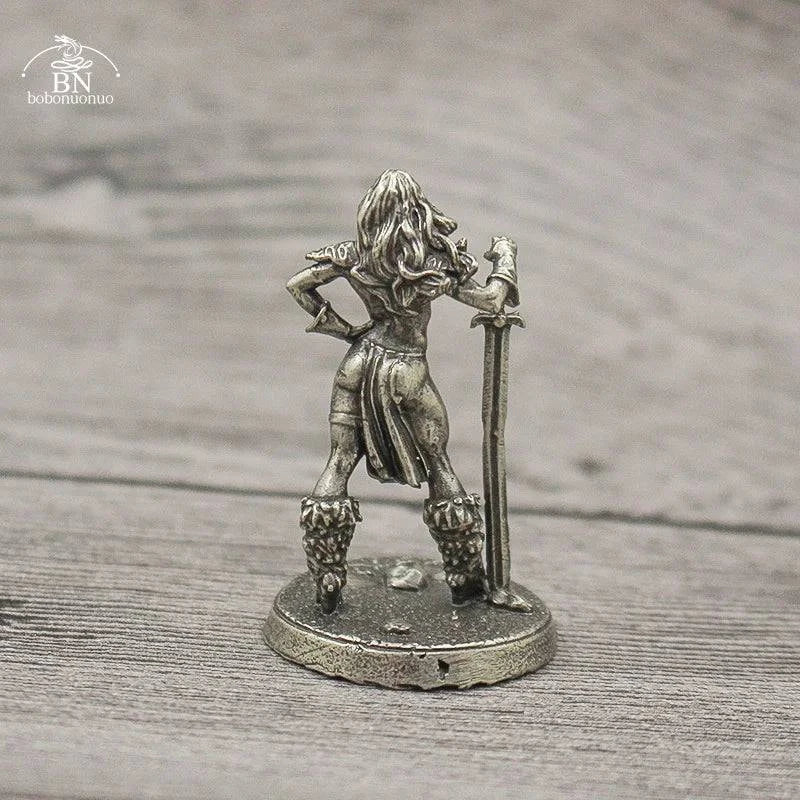 Copper Undead Skeleton Soldier Figurine - 1PC War Chess Game Ornament and Model Toy