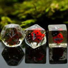 Cusdie Cute Animal DnD Dices Resin Dice Board Game D4 D6 D8 D10 D% D12 D20 Polyhedral Dice Set for Role Playing Table Games - The Adventurer's Chest