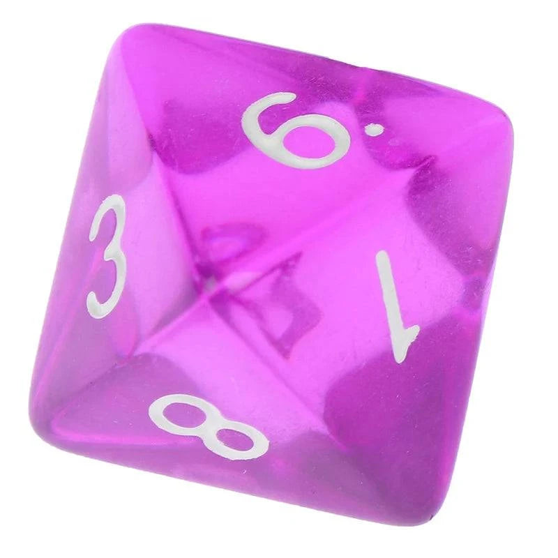 7pcs/set Polyhedral Dice Set with Pouch 6 Colors Numbers of D4 D6 D8 D10 D% D12 D20 for DND RPG Table Games - The Adventurer's Chest