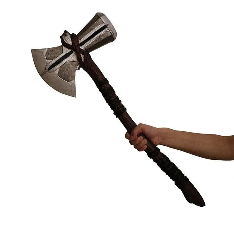 73cm Thor Axe and Thunder Hammer PU Toy for Movie Role Play Cosplay - Decorative Props Model