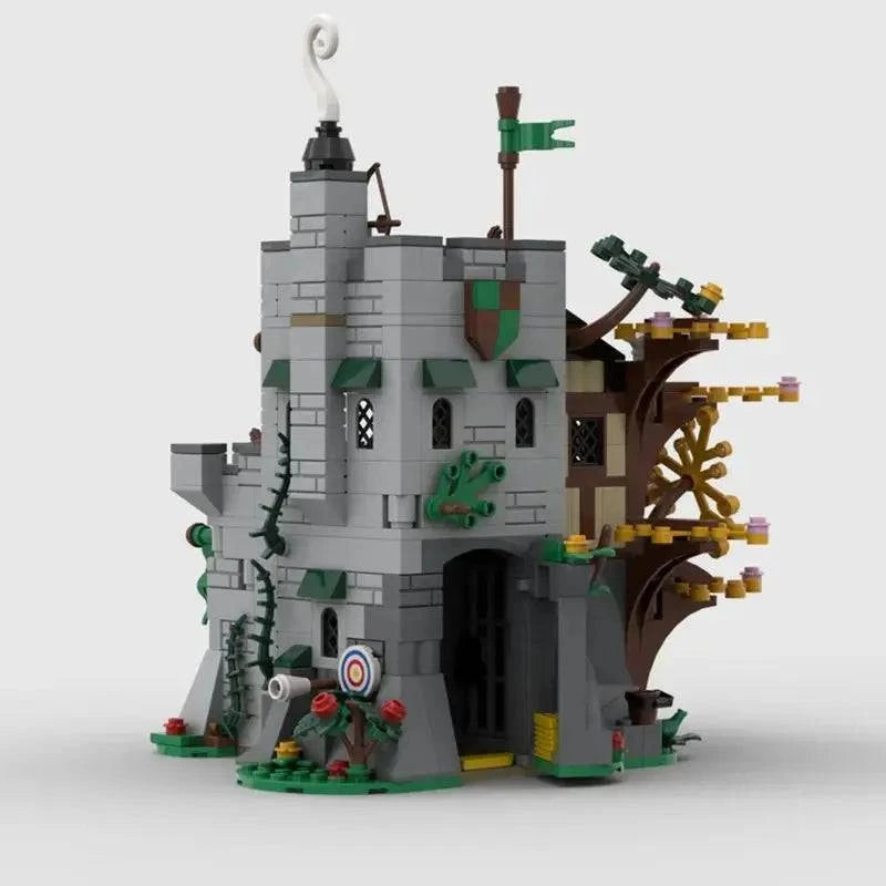 Medieval Forestmen Outpost Building Set - 627pcs Creative MOC Building Blocks for Kids' Birthday Gift