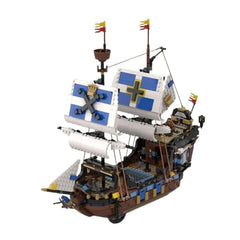 Medieval Pirate Ship Building Block Model - 1287pcs MOC Gift Toy Puzzle Set