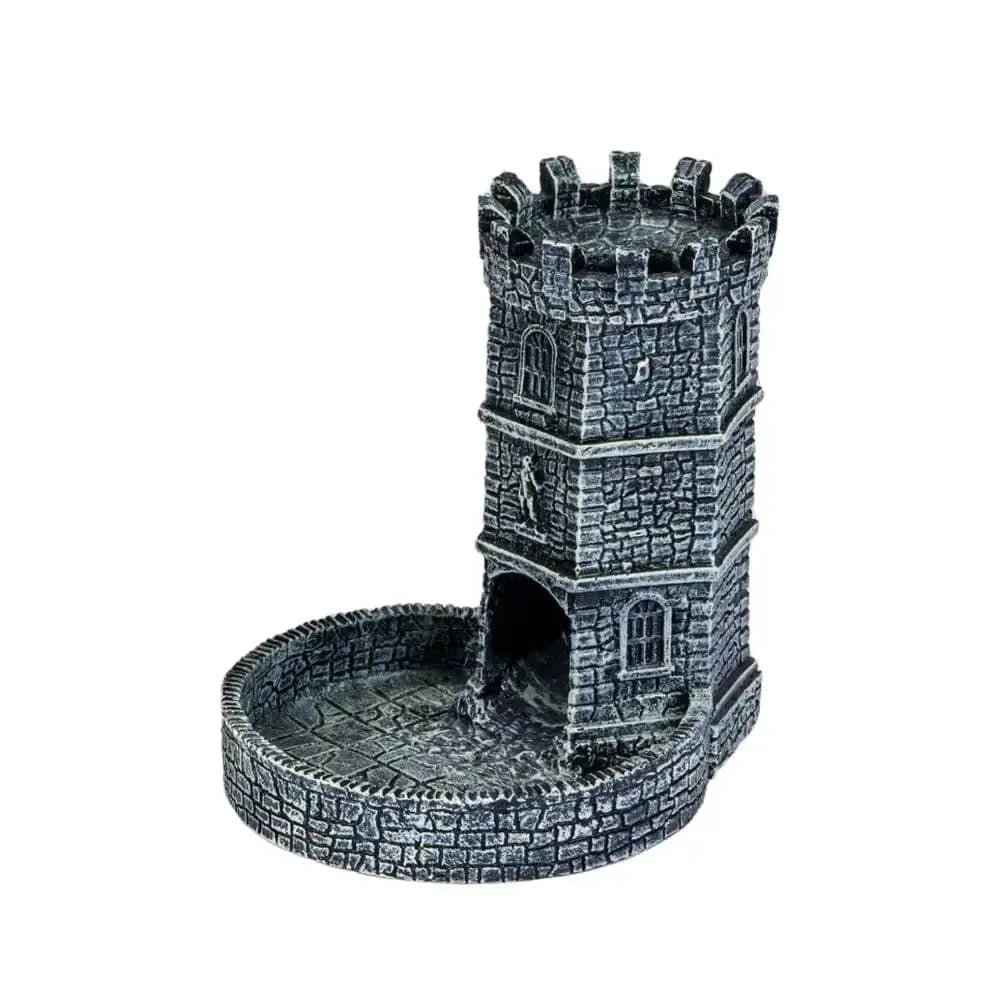 Hollow Castle Dice Rolling Tower for Dungeons & Dragons - Resin Dice Tray Gift for RPG Board Games