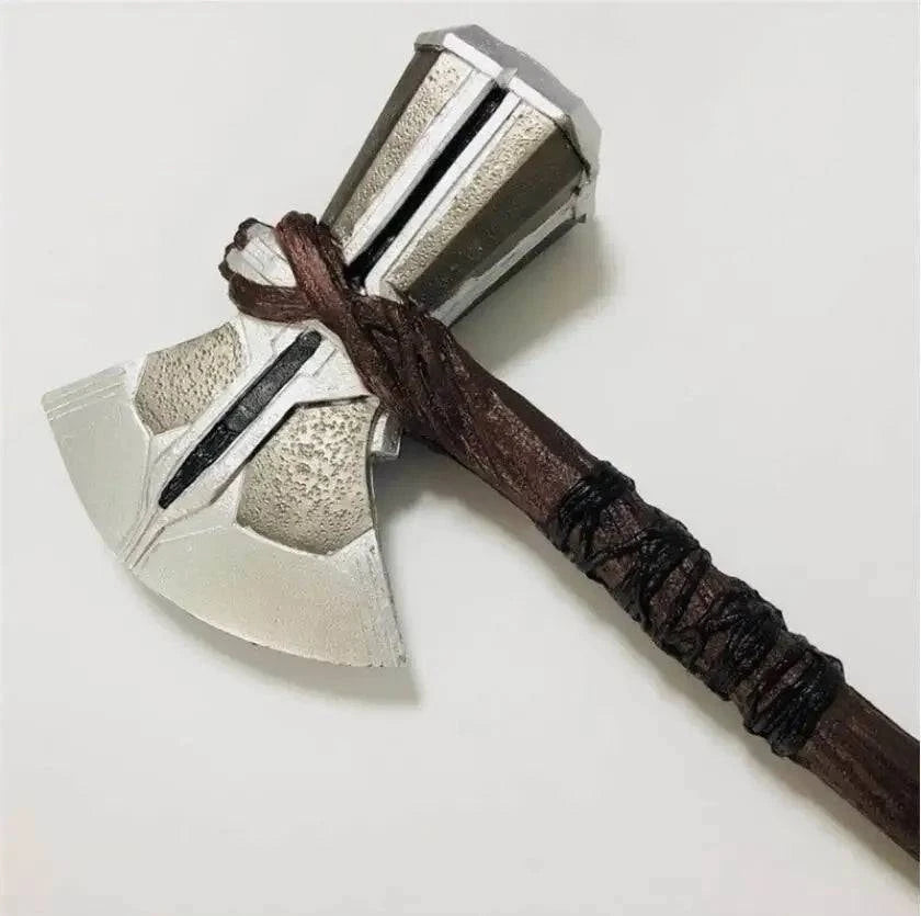 73cm Thor Axe and Thunder Hammer PU Toy for Movie Role Play Cosplay - Decorative Props Model