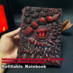 Dungeons & Dragons 3D Embossed Journal - Refillable Adventure Notebook for Gamers and DMs - The Adventurer's Chest