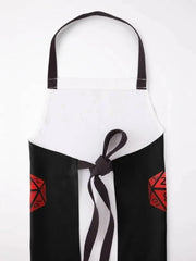 Dungeon Daddy Women's Kitchen Apron - Cartoon Design for Cooking and Housework