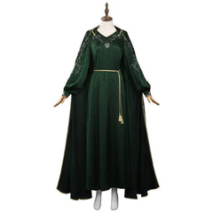 Alicent Targaryen Inspired Dark Green Cosplay Dress - Women's Fantasy Costume for Halloween and TV Events