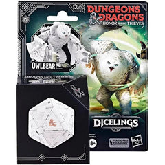 Hasbro Dungeons & Dragons Dicelings Collectible Figures: Beholder, Owlbear, Themberchaud, Displacer Beast, and Mimic Models