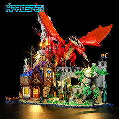 Hprosper LED Decorative Light for Dungeons & Dragons: Red Dragon's Tale (Not Compatible with Lego Building Blocks)