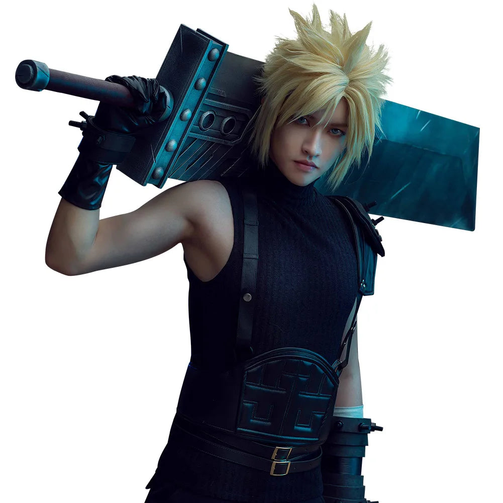 Final Fantasy VII Cosplay Costume - Cloud Strife, Zack, and Clive Rosfield Outfit for Men - Halloween Disguise Suit