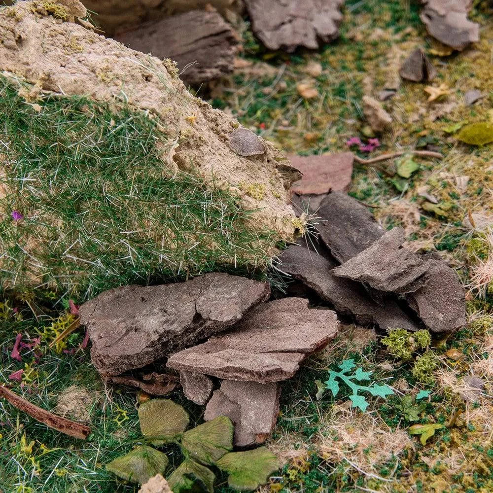 20g DIY Realistic Mountain Rock Bark Model for Diorama Scene Building and Layout